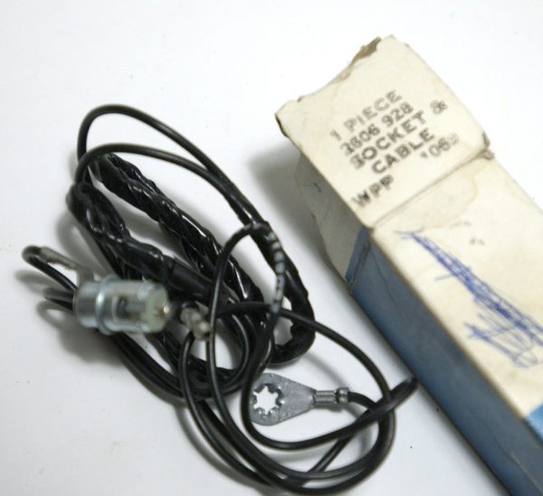 1967-1968 Fender Turn Signal Signal Socket & Cable - NOS