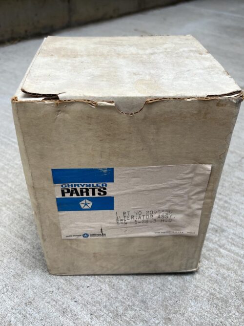 1968 MoPar 46 AMP Alternator for Dodge, Chrysler & Plymouth - NOS - Image 2