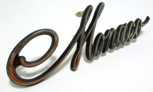 1970-1971 Monaco Nameplate - NOS