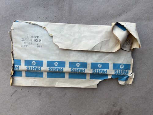 NOS MoPar 1969 Dodge Polara Monaco Dash Woodgrain Switch Bezel Overlay - Image 2