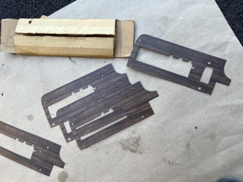 NOS MoPar 1969 Dodge Polara Monaco Dash Woodgrain Switch Bezel Overlay - Image 6