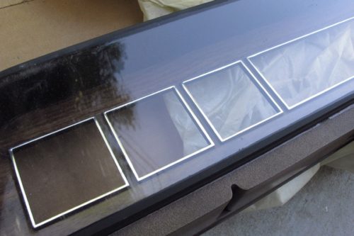 1970-1971 Dodge Monaco Dash Mask and Lense Assembly - NOS