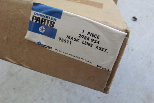 1970-1971 Dodge Monaco Dash Mask and Lense Assembly - NOS - Image 4