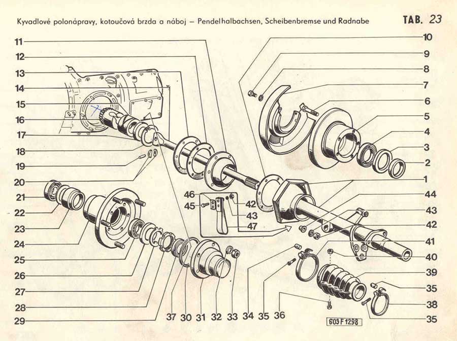1974 Tatra 6-203 Parts Catalog - Image 3