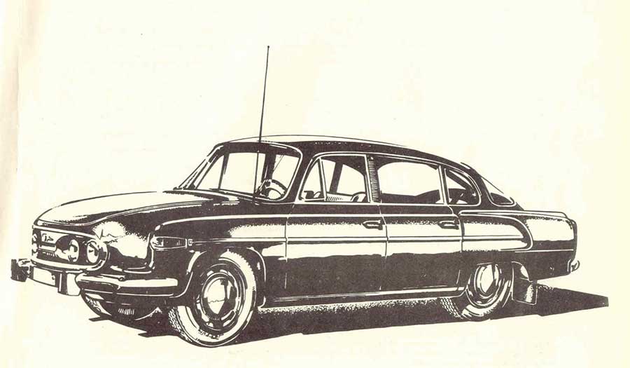 1974 Tatra 6-203 Parts Catalog