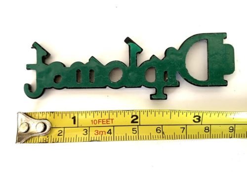 1977-1979 Dodge Diplomat Trunk/Decklid Emblem Nameplate NOS - Image 2