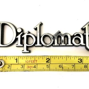 1977-1979 Dodge Diplomat Trunk/Decklid Emblem Nameplate NOS