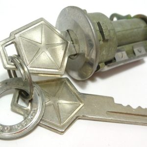 1967-1977 MoPar Door Lock Cylinder and Keys - NOS