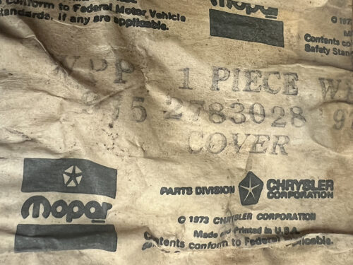 1968 Dodge Coronet Roof Drain Moulding Cover - NOS - Image 6