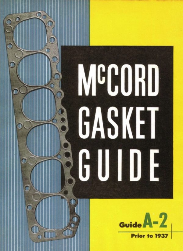 1909-1936 McCord Gasket Catalog - PDF