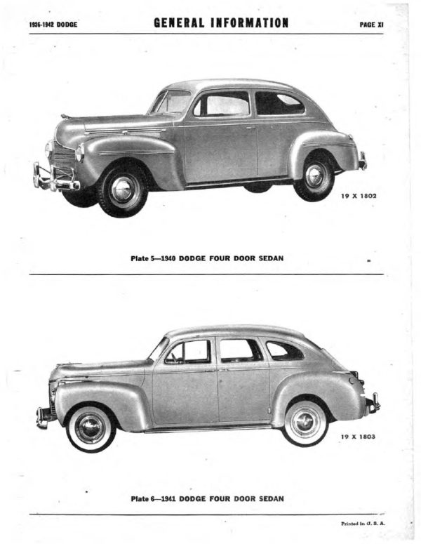 1936-1942 Dodge Car Illustrated Master Parts Catalog PDF - Image 2
