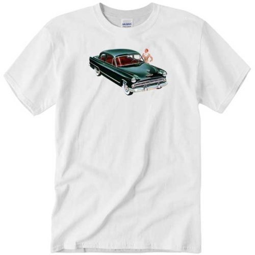 1953 Vintage Dodge Coronet Brochure Design T-Shirt - Image 7
