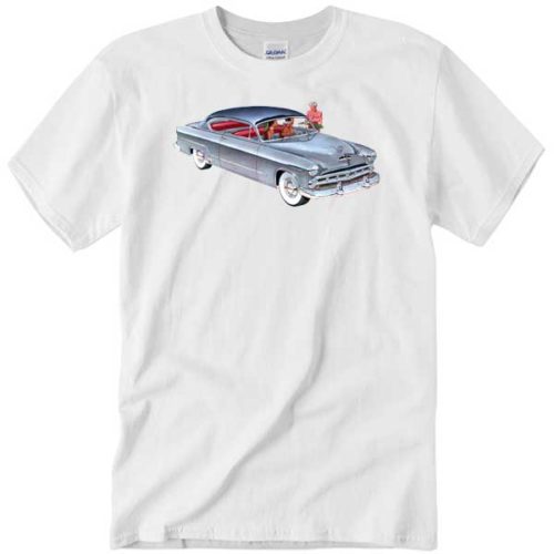 1953 Vintage Dodge Coronet Brochure Design T-Shirt - Image 5