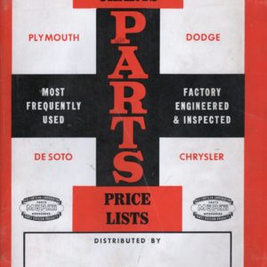 1920's - 1941 MoPar Parts Packages Application Charts - PDF