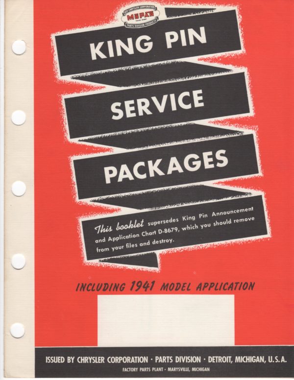 1920's - 1941 MoPar Parts Packages Application Charts - PDF - Image 2