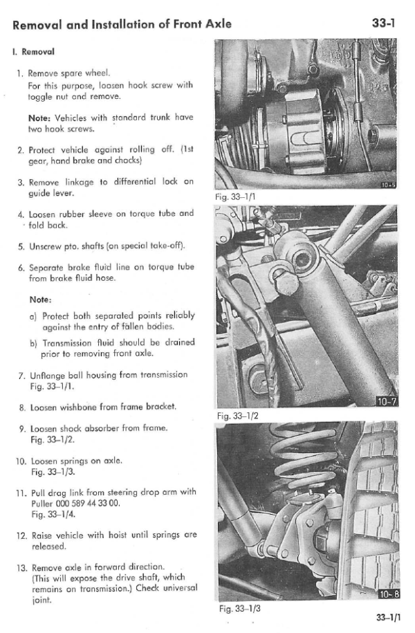 1955-1980 Mercedes Benz Unimog 404 Workshop Service Manual - PDF - Image 3
