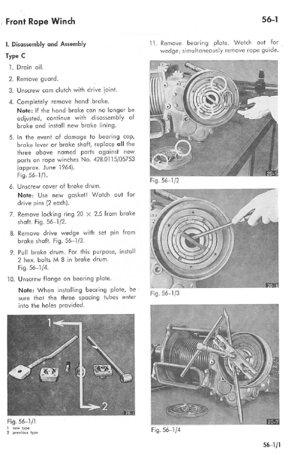 1955-1980 Mercedes Benz Unimog 404 Workshop Service Manual - PDF - Image 4
