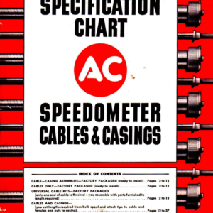 1934-1948 AC Speedometer Cables & Casings PDF Parts Catalog