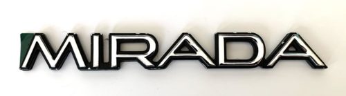 1980-1983 NOS Dodge Mirada Emblem Medallions Nameplate