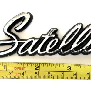Plymouth 1971-1974 Satellite Script Emblem - NOS