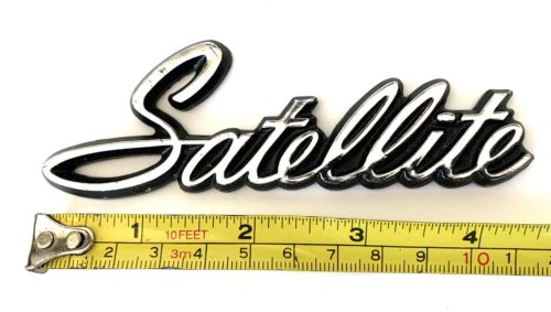 Plymouth 1971-1974 Satellite Script Emblem - NOS